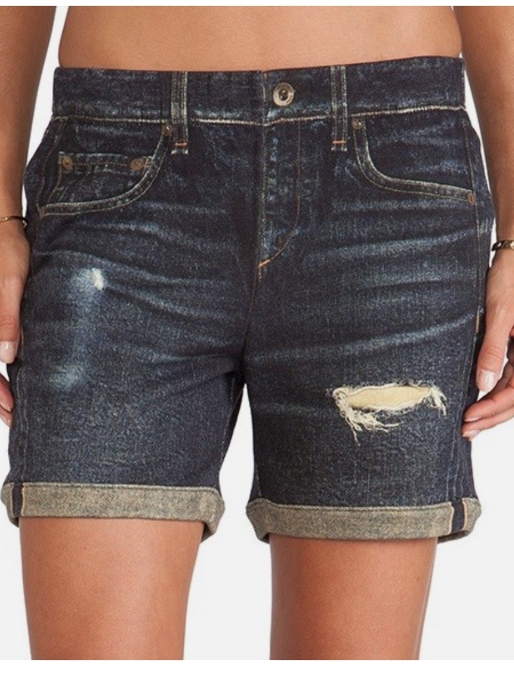 rag & bone cotton sweatpants Cuffed Shorts